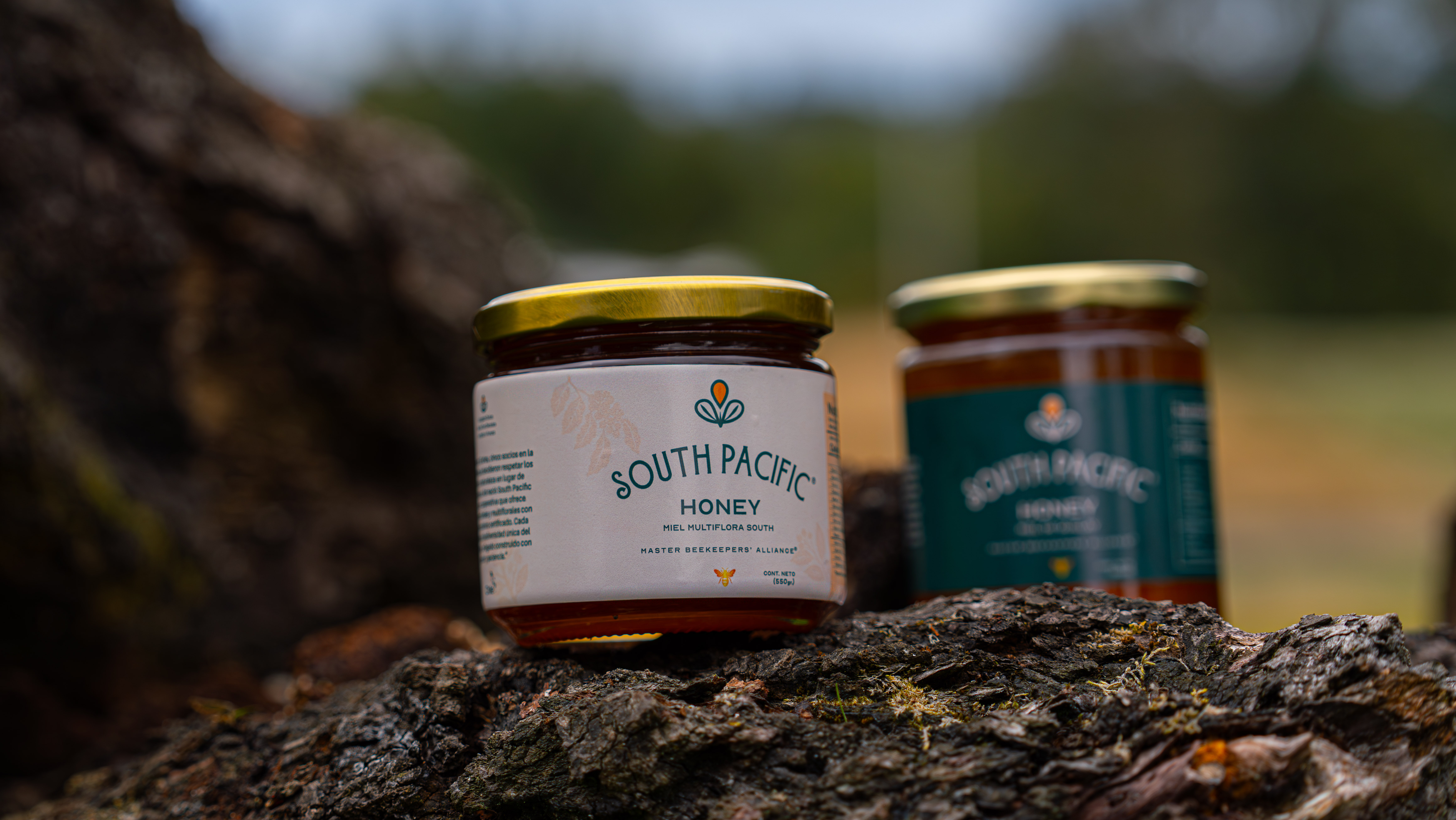 Frascos de miel South Pacific Honey